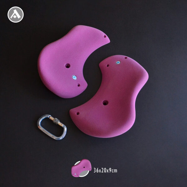 Corals 2 - 2pcs of holds for easy climbing, Anatomic Climbing Holds