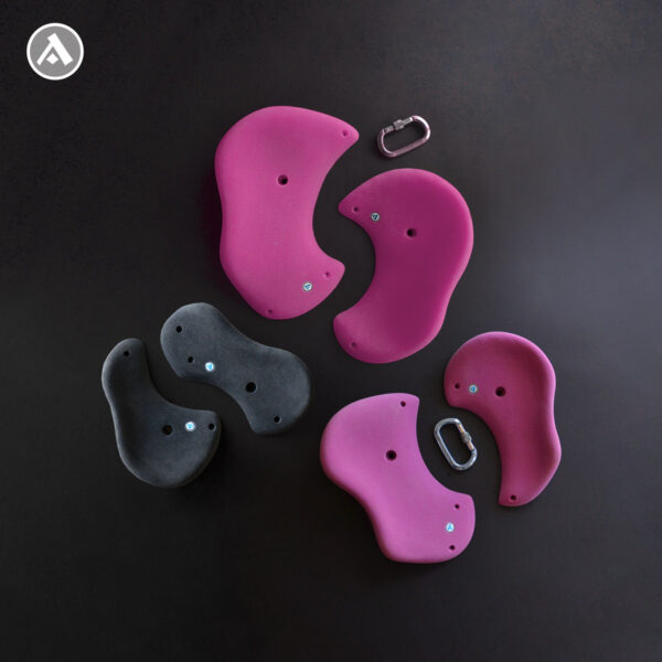 Corals Family - 6pcs holds for easy climbing, Anatomic Climbing Holds