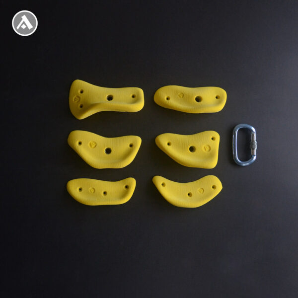 Corals 4 - 6 pcs of holds with grip-type jug, Anatomic Climbing Holds