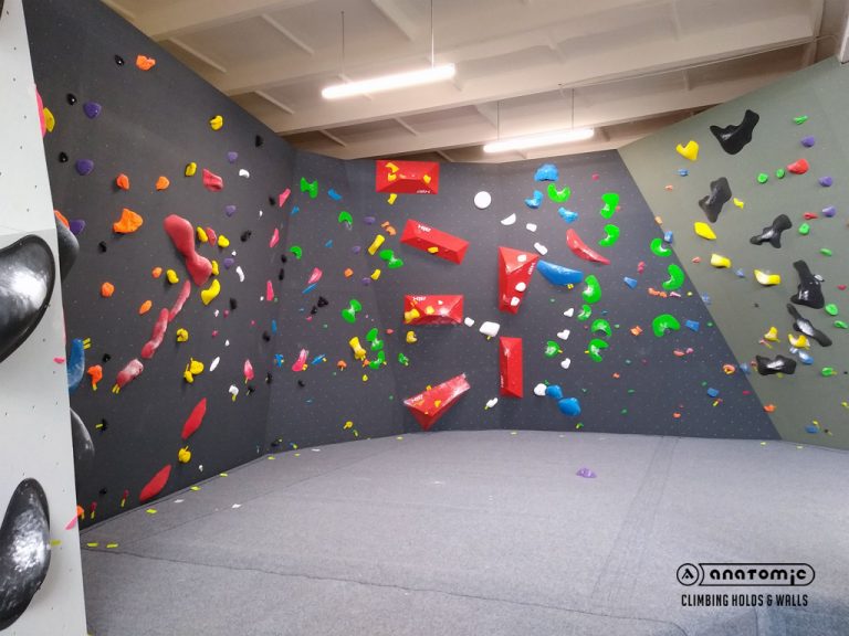 Completed Bouldering Wall Block Dock