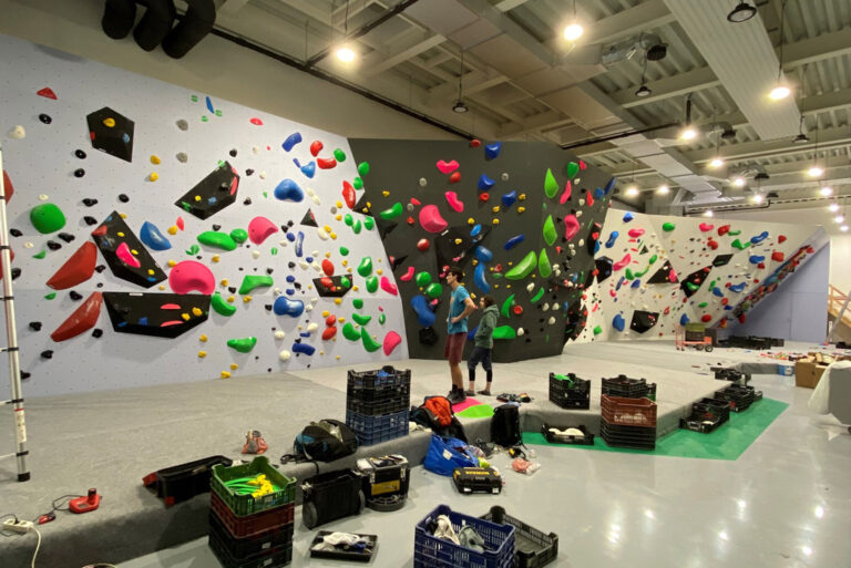 Bouldering wall in Veszprem, Hungary