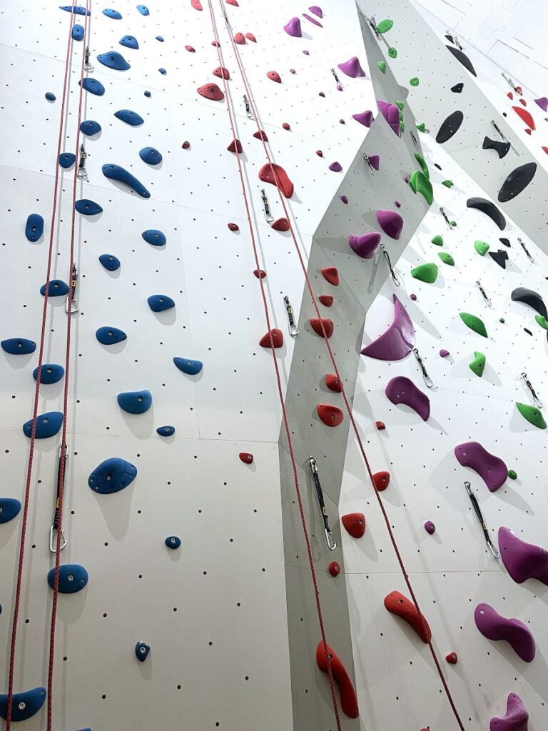 Climbing wall – rope section – Košútka in Martin
