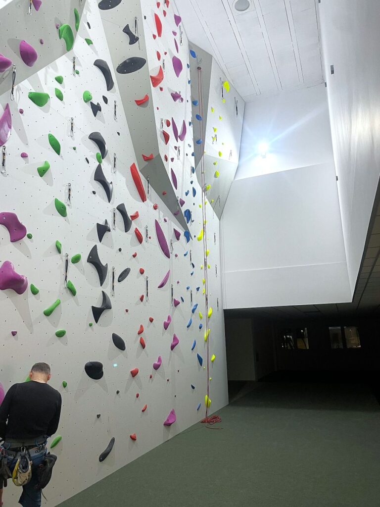 Climbing wall – rope section – Košútka in Martin