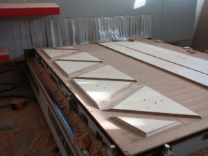 CNC technology for the production of climbing walls and structures